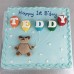 Baby Balloon and Teddy Bear Cake (D,V)